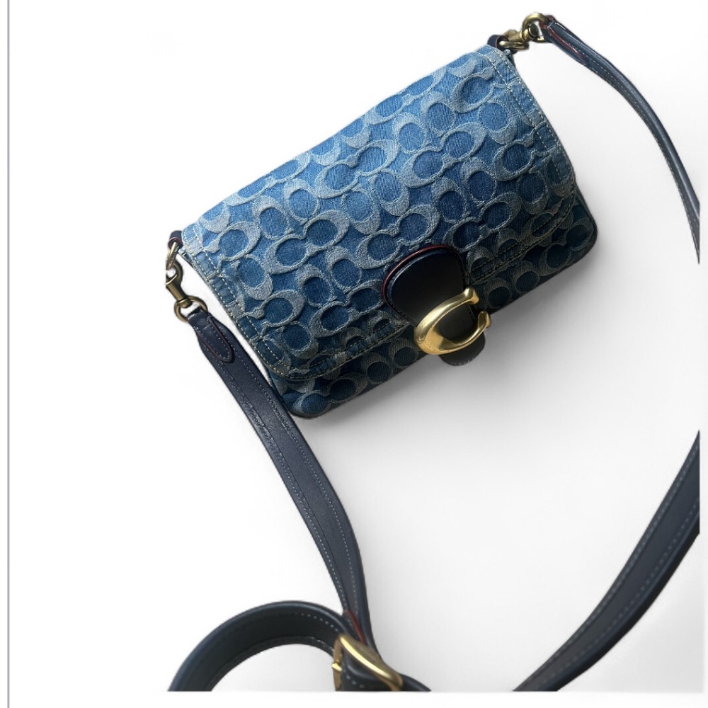 Tabby handbag Coach Blue in Denim - Jeans